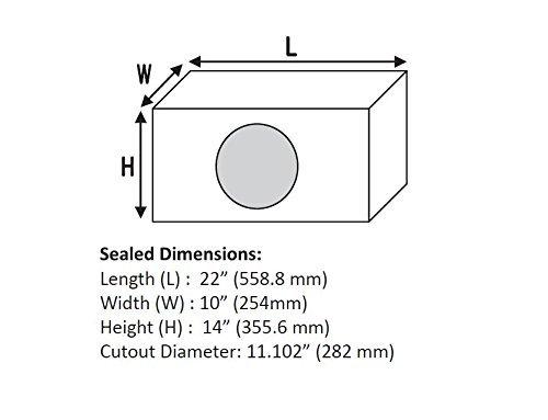 BOSS Audio Systems BOSS Audio Systems CX122 Chaos Exxtreme Series 12 Inch Car Subwoofer - 1400 Watts Max, Single 4 Ohm Voice Coil, Hook Up to Amp