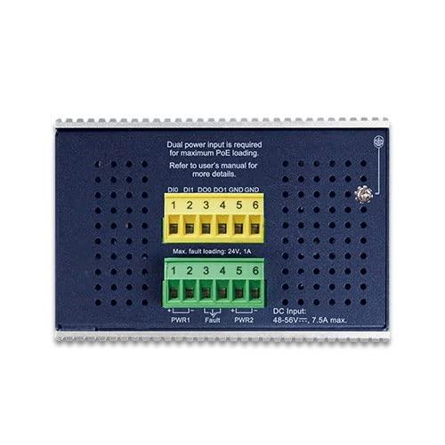 Planet Networking & Communication IGS-6325-8UP2S2X Industrial L3 8-Port 10/100/1000T 802.3bt PoE + 2-Port 1G/2.5G SFP + 2-Port 10G SFP+ Managed Ethernet Switch