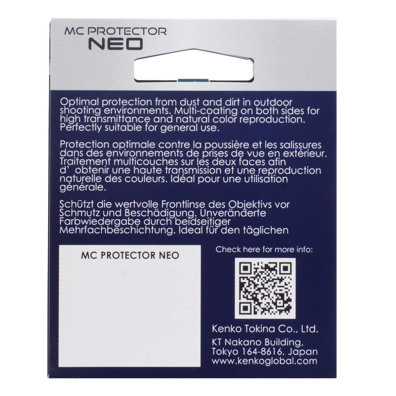 Kenko Kenko Camera Lens Protector MC Protector NEO 72mm, Multicoated, Made in Japan, Clear, 399217