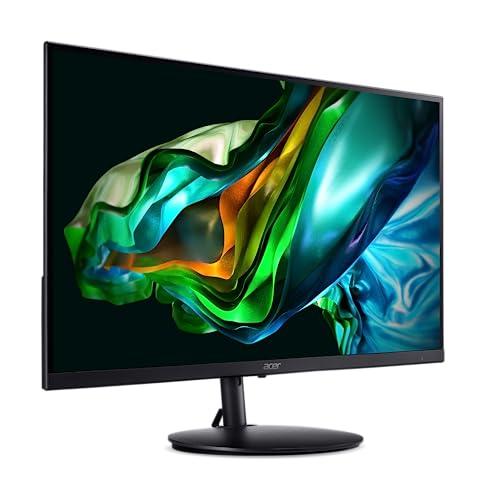 acer Acer SH242Y Ebmihux 23.8" Full HD 1920 x 1080 Home Office Ultra-Thin Monitor AMD FreeSync 1ms VRB 100Hz Zero Frame Height Adjustable Stand with Swivel & Tilt (USB Type-C & HDMI 1.4 Ports)