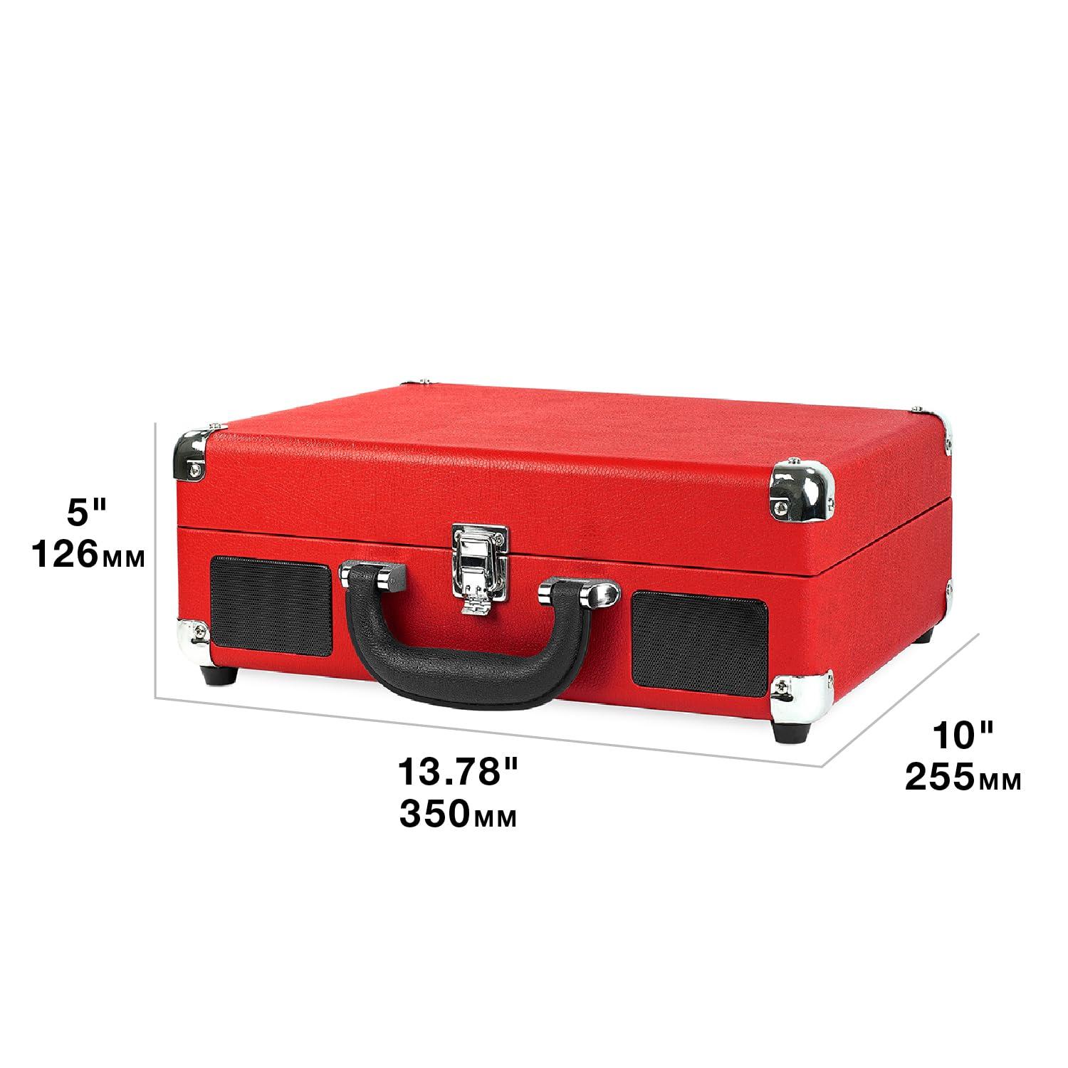 Victrola Victrola VSC-400SB-CNV Bluetooth Suitcase Turntable Canvas - Stickers (White)