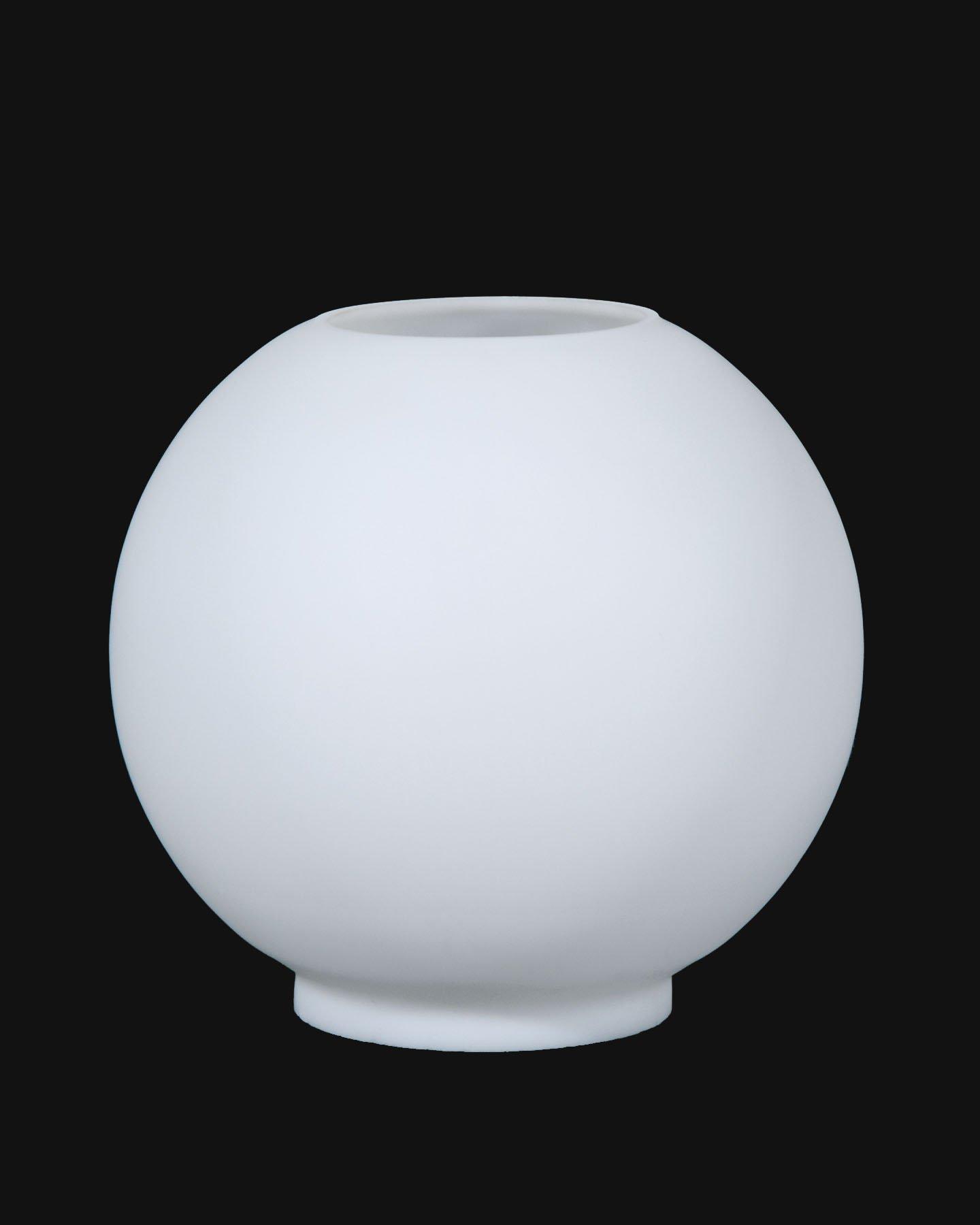 B&P Lamp B&P Lamp 8\" Satin Glass Ball Shaped Lamp Shade With 4\" Fitter