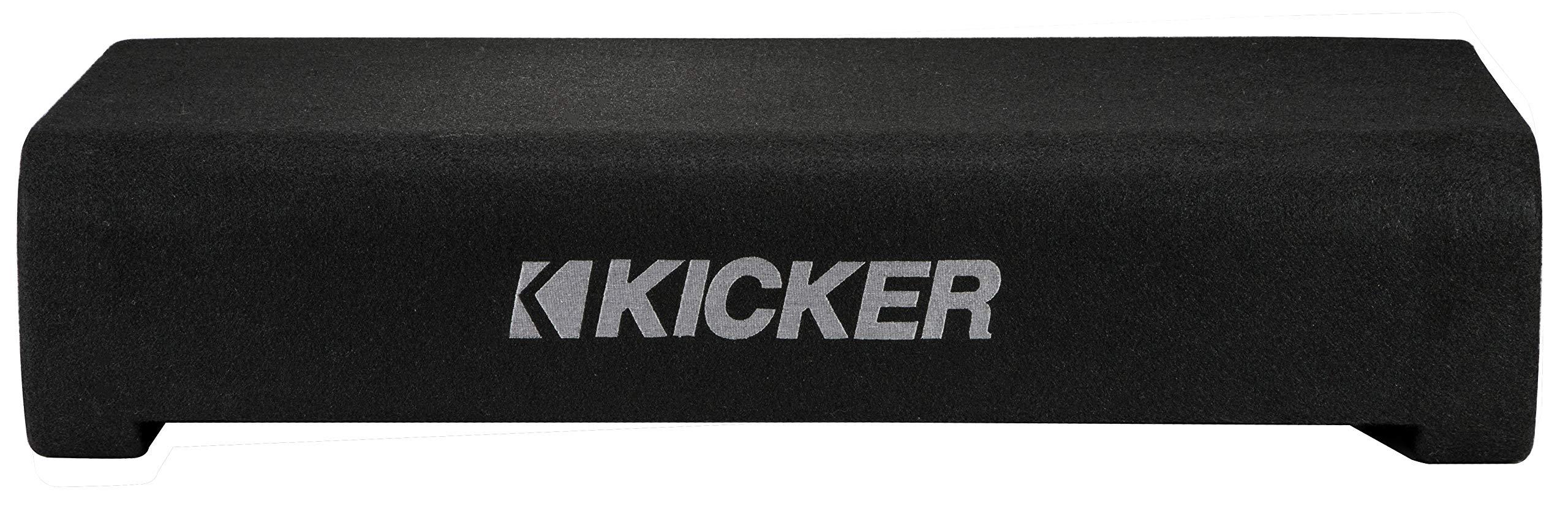 KICKER Kicker 47TRTP122 12-Inch (30cm) Thin Down Firing Subwoofer and Passive Radiator Enclosure, 2-Ohm
