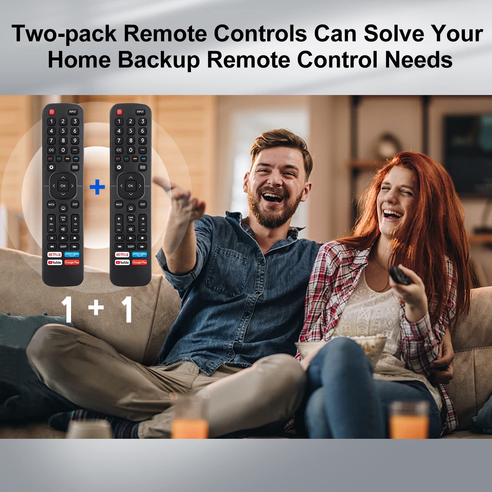 OMAIC for Hisense-TV-Remote Replacement, Universal Remote Control for All Hisense Smart TVsPack of 2