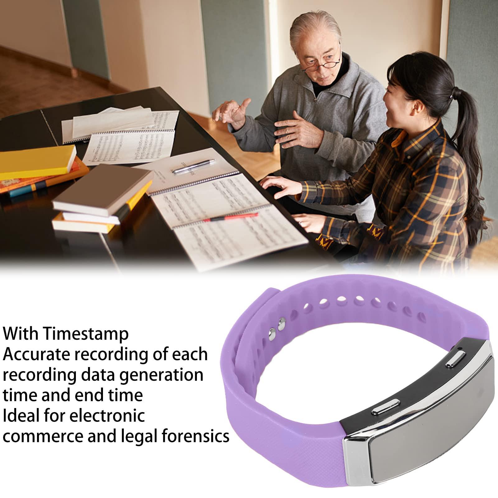 FOTABPYTI Recorder Watch, Voice Activated Bracelet Sound Recorder HD Noise Reduction for Interview (32gb)