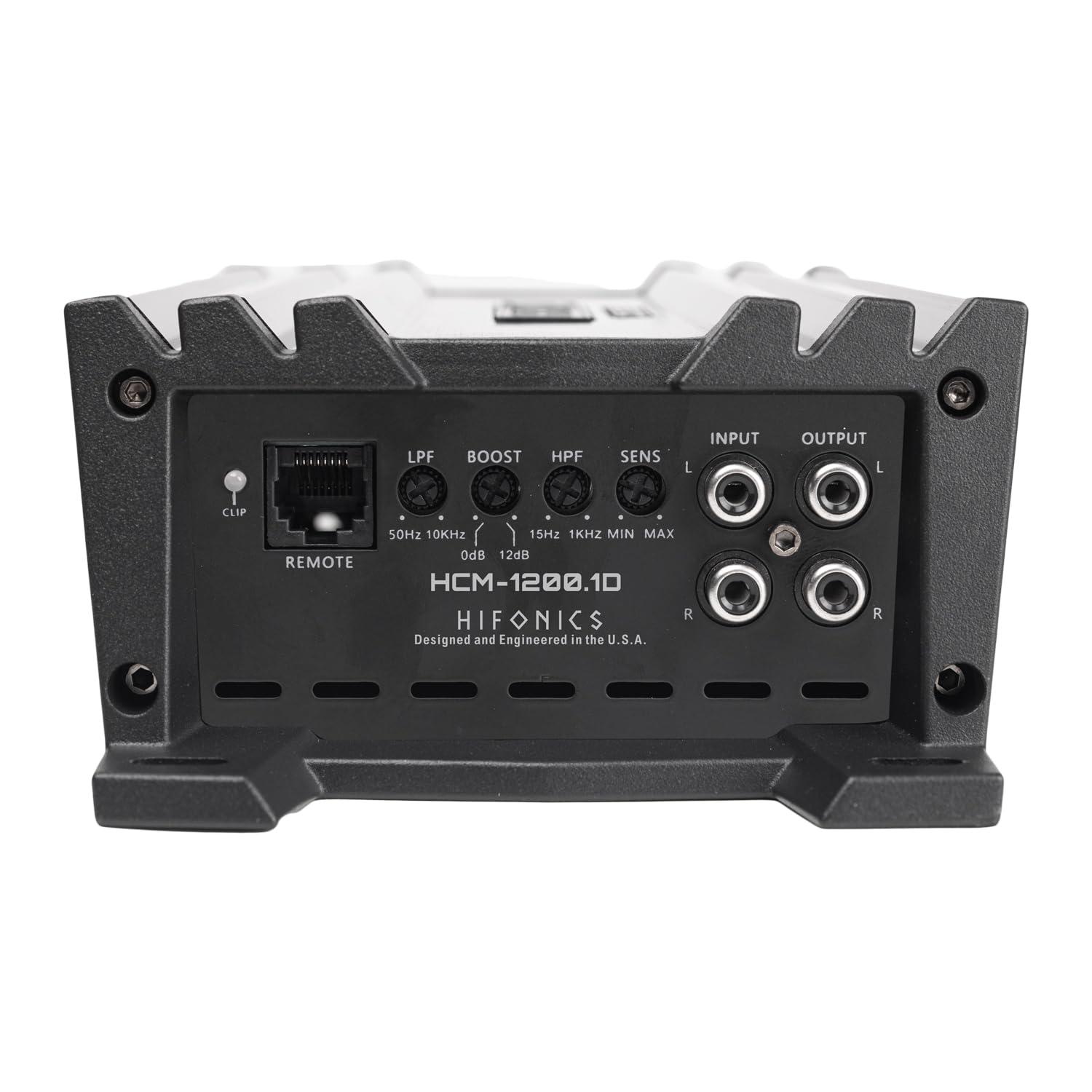 Hifonics Hifonics Colossus Mini HCM-1200.1D Ultra-Compact 1200 Watt Mono Block Amplifier