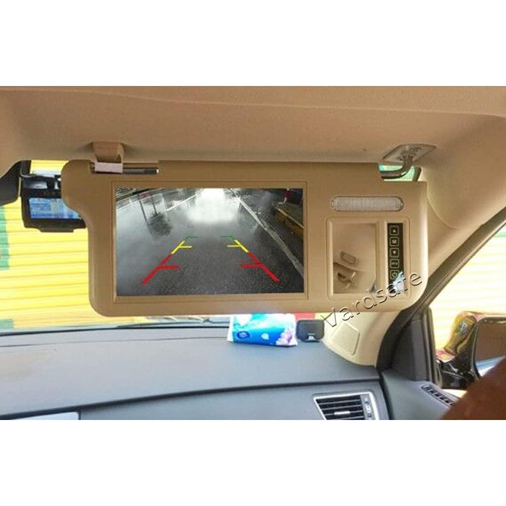 Vardsafe Vardsafe VS381V Driver Side Sun Visor Rear View Mirror Monitor & Reversing Camera for Mercedes Vito Metris Viano Valente W447ente W447 Van