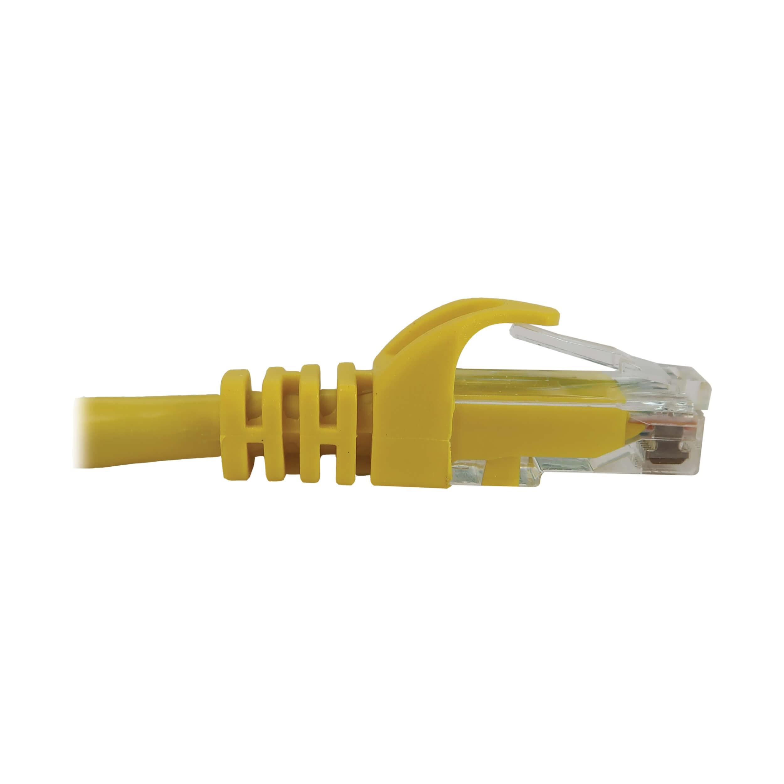 Tripp Lite Tripp Lite Cat6a 10G Ethernet Cable, Snagless Molded UTP Network Patch Cable (RJ45 M/M), Yellow, 100 Feet / 0.3 Meters, Manufacturer's Warranty (N261-100-YW)