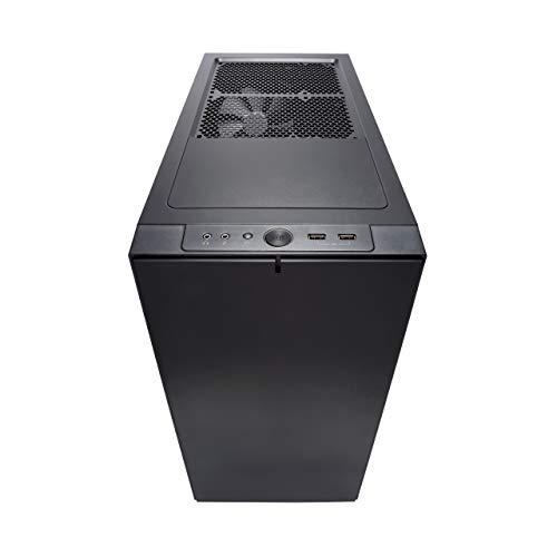 Fractal Design Fractal Design Nano S Window - Mini Tower Computer Case - ITX - Optimized for High Airflow and Silent Computing with ModuVent Technology -2X Fractal Dynamix X2 GP-14 Fans Included -Black Window