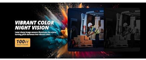 Defender Defender AI Powered Sentinel 4K Wired PoE Security Camera System with 12TB 16Ch NVR, 16 Outdoor Surveillance Metal 8MP/4K Cameras, Smart AI Human Detection, Blue-Red Flashing Deterrence, Mobile App