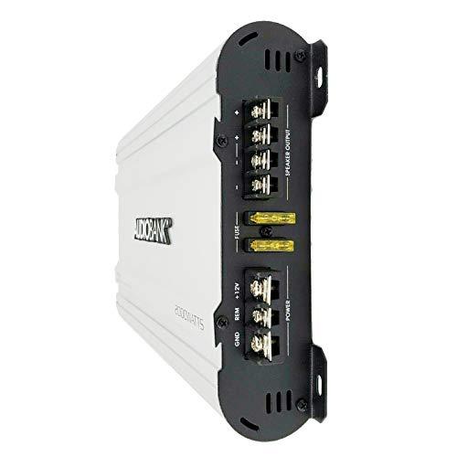 Audiobank Audiobank Monoblock 2000 WATTS Amp Class AB Car Audio Stereo Amplifier P2001 Heavy-Duty Aluminum Alloy Heatsink | Class A-B Operation Remote On/Off Circuit