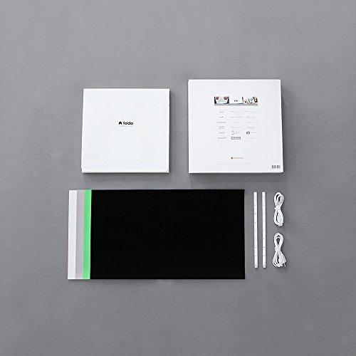 foldio foldable studio Foldio1 (10" All-in-one Portable Foldable Photo Shooting Studio Light Box with LED Lighting Kit) by ORANGEMONKIE