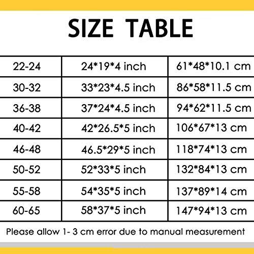 LKXHarleya LKXHarleya Outdoor TV Cover, Wall-Mounted TV Screen Dust Cover Black Heavy Duty Waterproof Oxford TV Protector Fit for 55-58 Inch