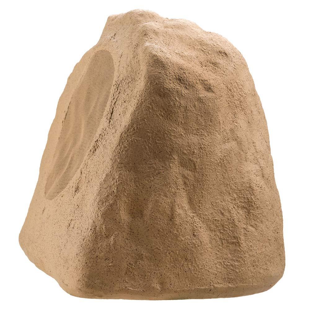 OSD Audio OSD Audio 8" Wireless Bluetooth Outdoor Rock Speaker Sandstone Canyon Brown Pair IP67 Power Supply BTR805