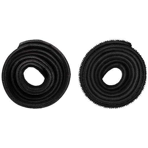 Klein Tools Klein Tools 450-320 Cable Management Sleeve, Cord Management for Home, Office or Job, 1-1/4-Inch Max Diameter, 3-Foot Length, Black, 2-Pack