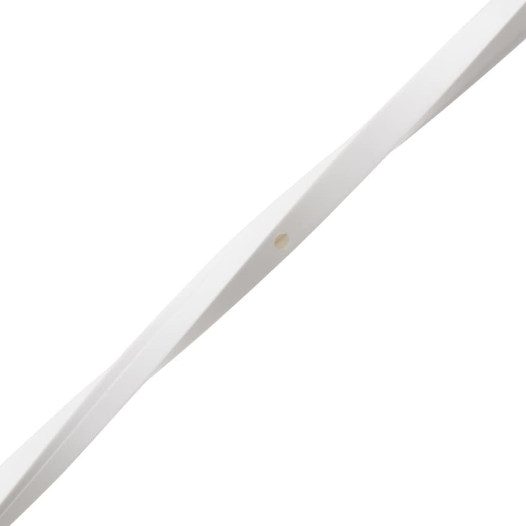 vidaXL vidaXL PVC Cable Trunking Management Cord Hider - White, Cuttable, Paintable, 30 Channels for Organizing Office Wires
