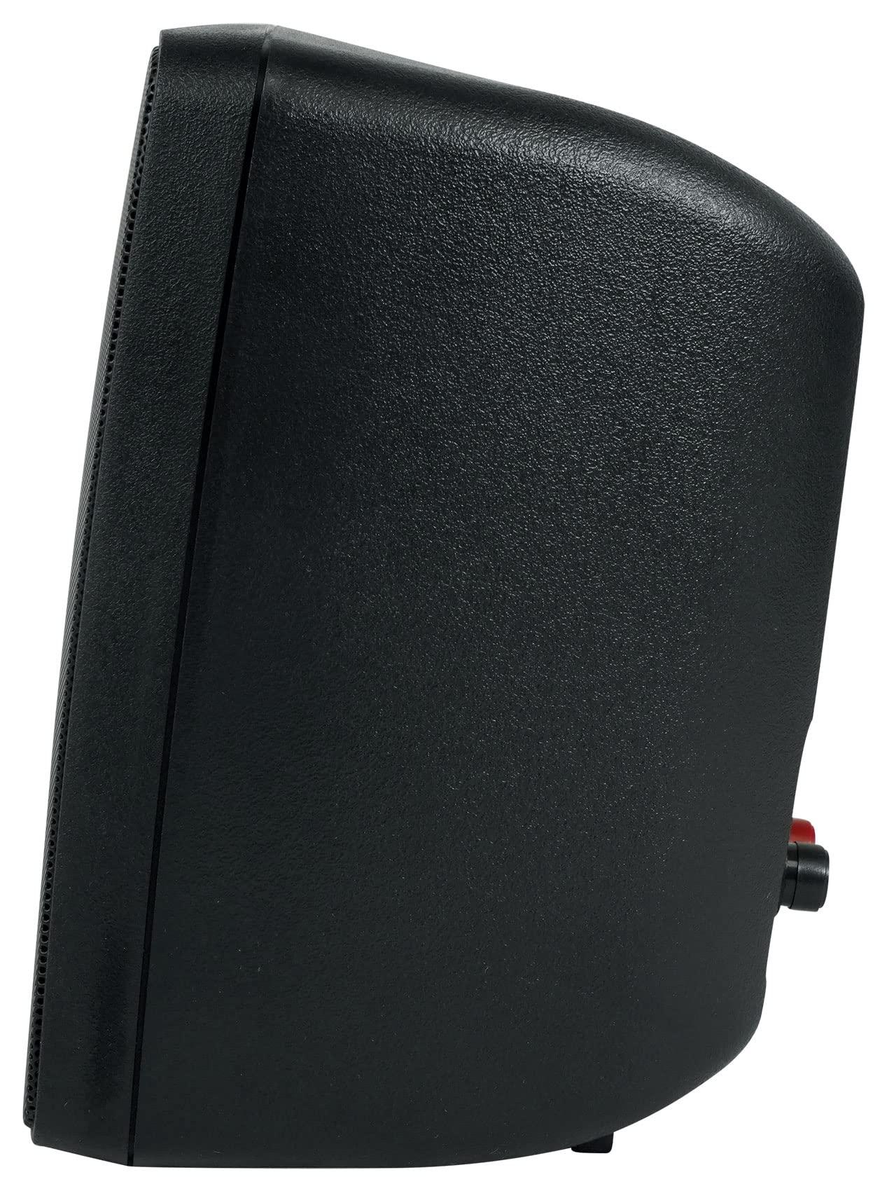 Rockville Rockville RCS180-6 180 Watt 6 Zone 70v Commercial/Restaurant Amplifier/Bluetooth Bundle with (6) WET-40B 4\" Wall Speakers Black Swivel