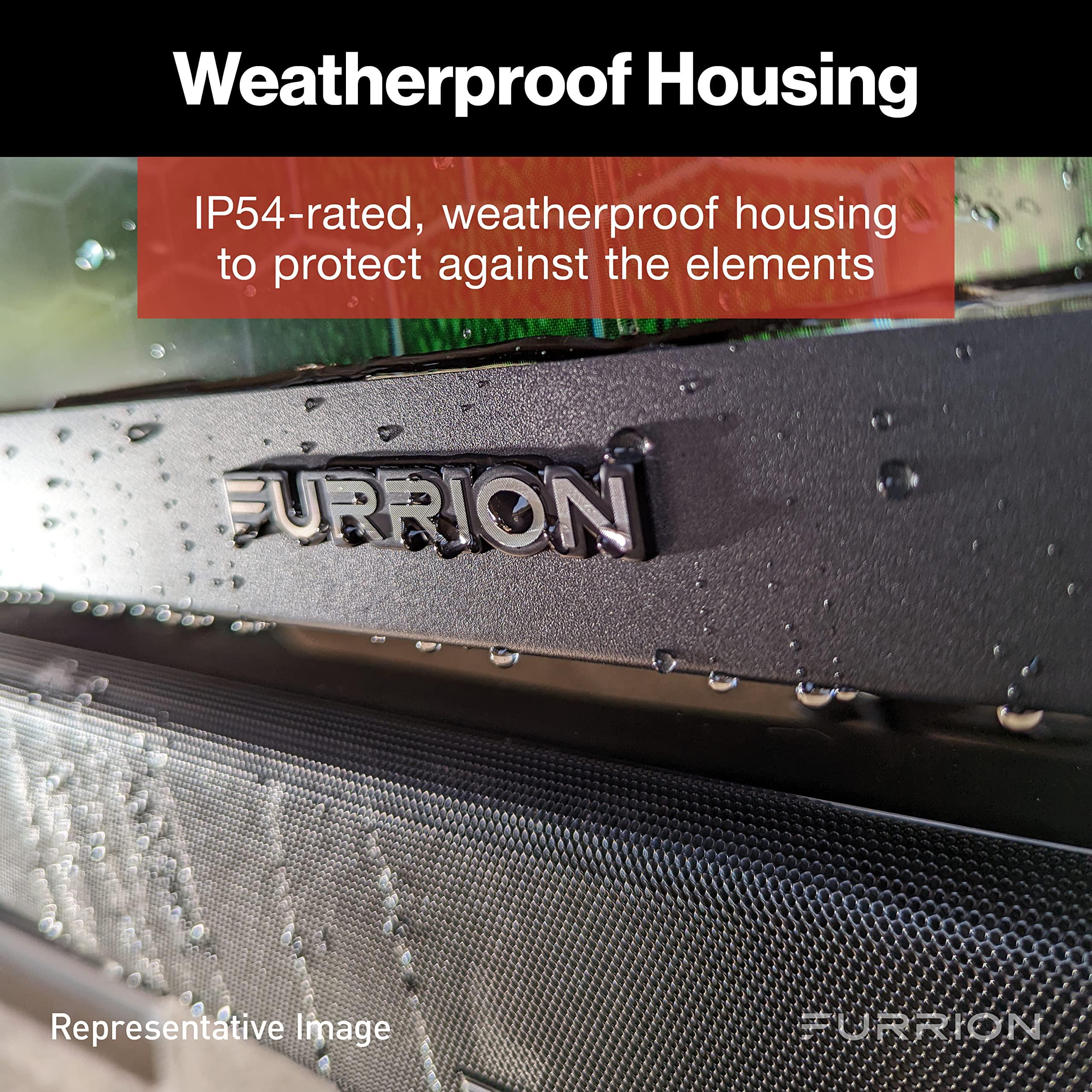 Furrion Furrion Aurora 43-Inch Full-Shade 4K LED Outdoor Smart TV - Weatherproof Outdoor Television w/ HDR10, Anti-Glare, 400-Nit LED Screen, Impact-Resistant Screen, External Antenna for Shaded Outdoor Areas