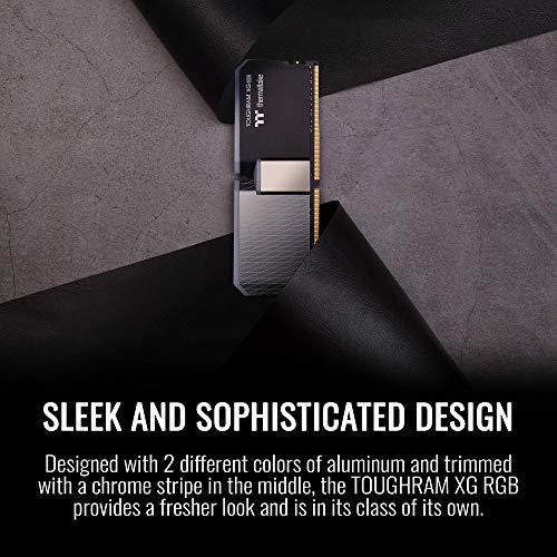 Thermaltake Thermaltake TOUGHRAM XG RGB DDR4 4600MHz 16GB (8GB x 2) 16.8 Million Color RGB Alexa/Razer Chroma/5V Motherboard Syncable RGB Memory R016D408GX2-4600C19A
