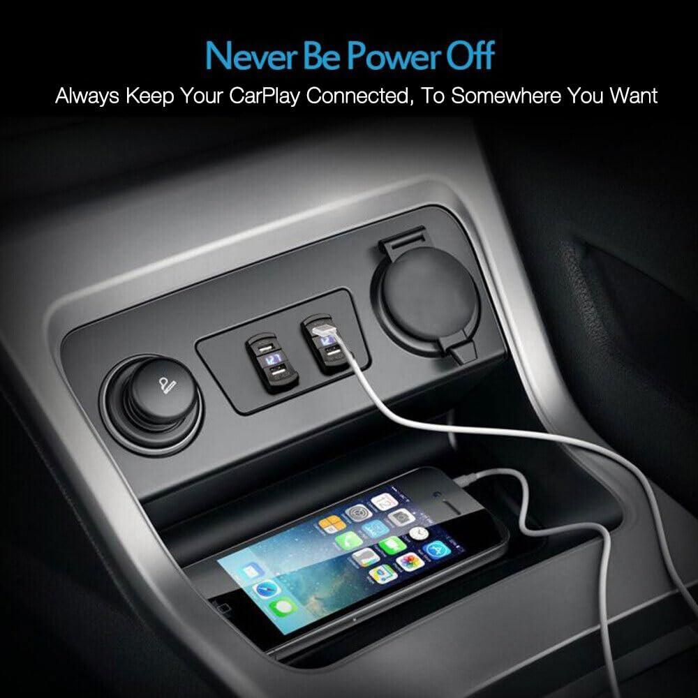 LILIBIN AirPods 4 Charger Cord for AirPods Pro 2(2nd Gen), AirPod Max 2024 Wireless headphones, USB A to USB C Cable for iPhone 17/16/15 17/16/17 Pro Max,15 16 Plus,17Air,16E Car Charger Cable Charging Cord