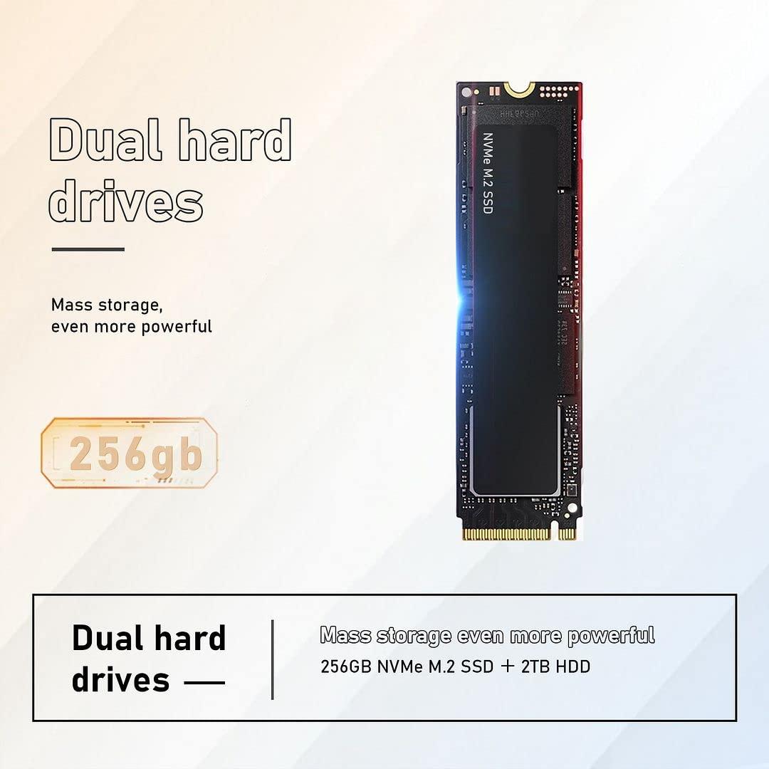 Dell Dell OptiPlex 7040 SFF Desktop Computer PC Intel Quad Core i7-6700 3.20GHz AX200 Built-in WiFi 6 Bluetooth 16GB DDR4 256GB NVMe M.2 SSD 2TB HDD HDMI Wireless Keyboard & Mouse Windows10 Pro (Renewed)