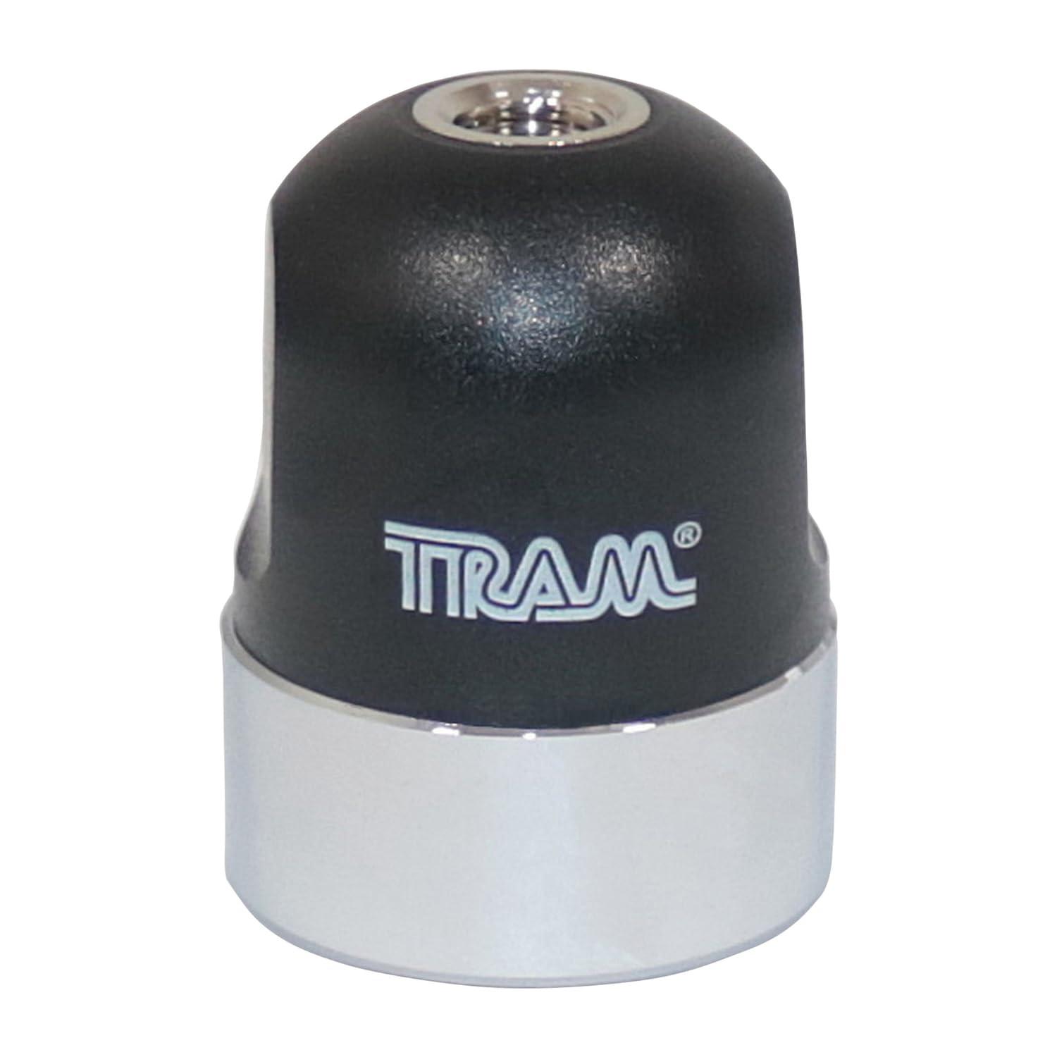 Tram Tram NMO to 3/8 in. x 24 Adapter, Chrome-Plated Brass Mount, Gold-Plated Plunger Pin, Heavy-Duty Base, O-Ring Gasket for Secure Connection