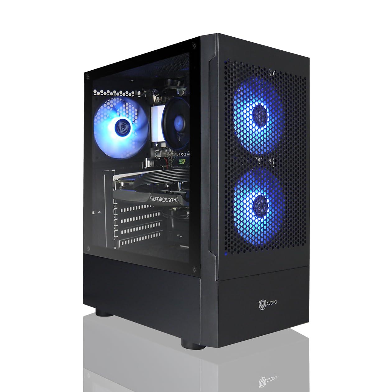 AVGPC AVGPC Max Gaming PC - Intel Core i3 10105F, RTX 3050 6G, 16GB RAM, 1TB M.2 NVMe SSD, Windows 11 Home, WiFi