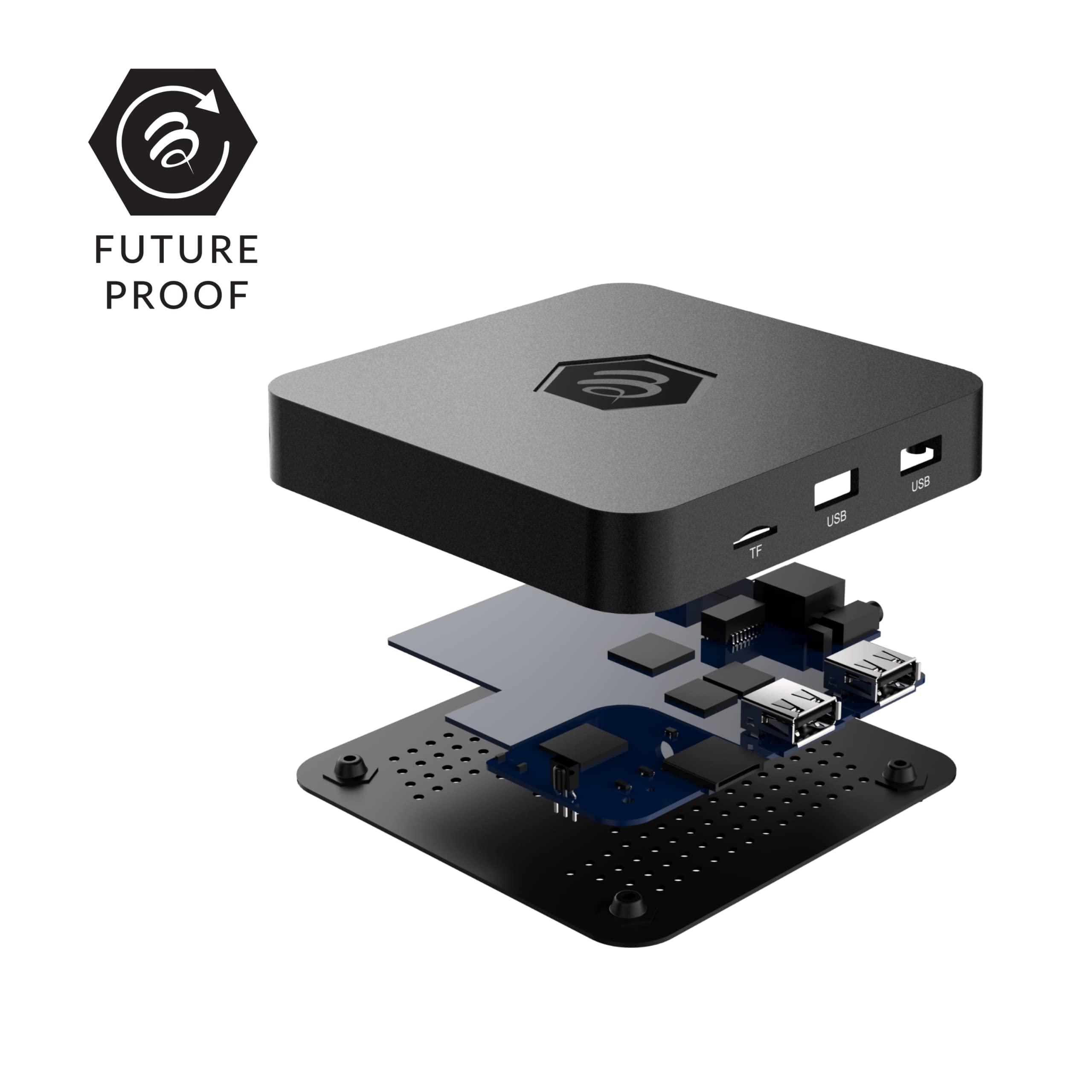 BuzzTV BuzzTV B5 Android 11 TV Box, 2GB RAM, 16GB Storage, 4K UHD, HDMI Output, Wi-Fi, Smart TV Box for Movies, Apps, TV Shows, and Entertainment