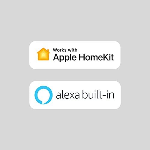 ecobee ecobee SmartCamera – Indoor WiFi Security Camera, Smart Home Security System, 1080p HD 180 Degree FOV, Night Vision, 2-Way Audio, Works with Apple HomeKit, Alexa Built In