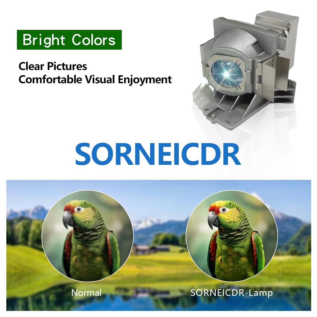 SORNEICDR SORNEICDR 5J.JEE05.001 Replacement Projector Lamp Bulb Compatible with Benq HT2050 HT2150ST HT2050A HT3050 W1110 W1210ST W2000 W2000+ New Generation A+ Lampwick Lamp Bulb Replacement with Housing