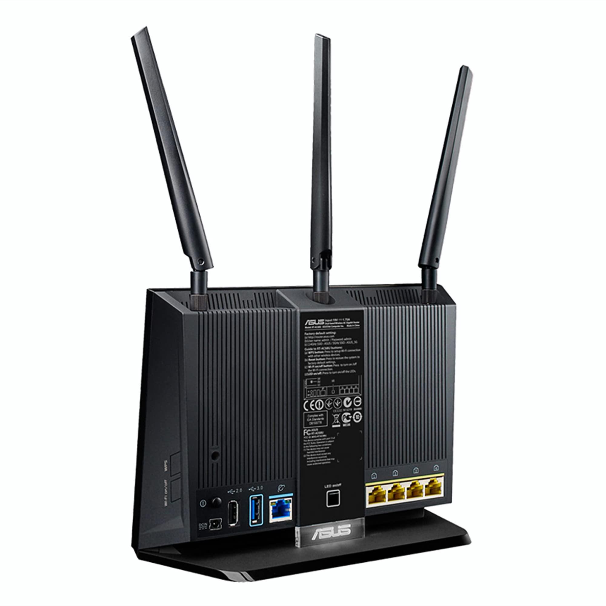 ASUS ASUS Wireless AC1900 Dual-Band Gigabit Wireless Router (RT-AC68P) (Renewed)