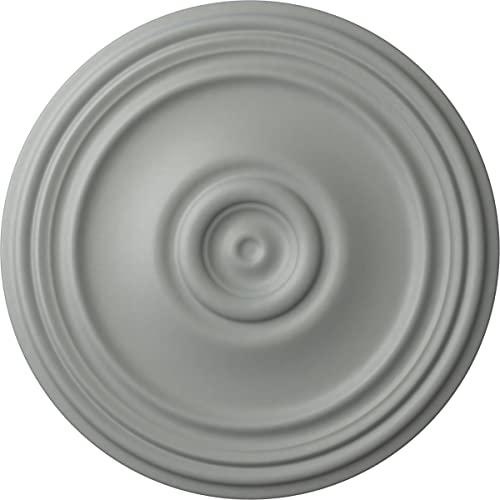 Ekena Millwork Ekena Millwork CM21RE Reece Ceiling Medallion, 21"OD x 1 1/4"P (Fits Canopies up to 6 3/4"), Factory Primed