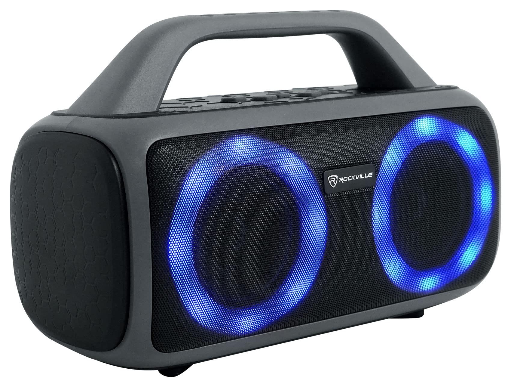Rockville Rockville RPB50 40W Portable Bluetooth Speaker, TWS Linking, LED Lights, Long Battery, Perfect for Parties and Outdoor Adventures
