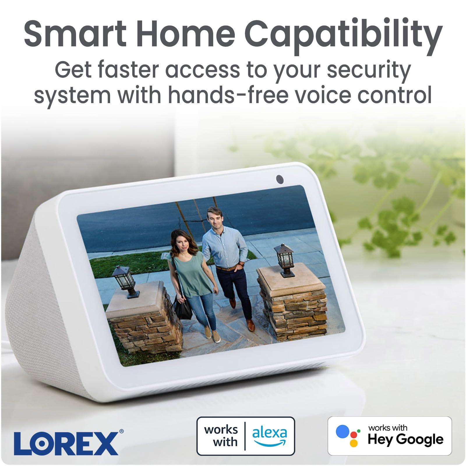 Lorex Lorex 2K Indoor WiFi Security Camera 2K Add-On Camera for Wired Surveillance System for Home, Pet Cam, Baby Cam - IR Night Vision, Person Detection & 2 Way Talk - Free 16GB Micro SD