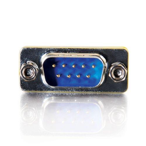 C2G C2G/Cables to Go 02782 DB9 M/M Serial RS232 Mini Gender Changer (Coupler)