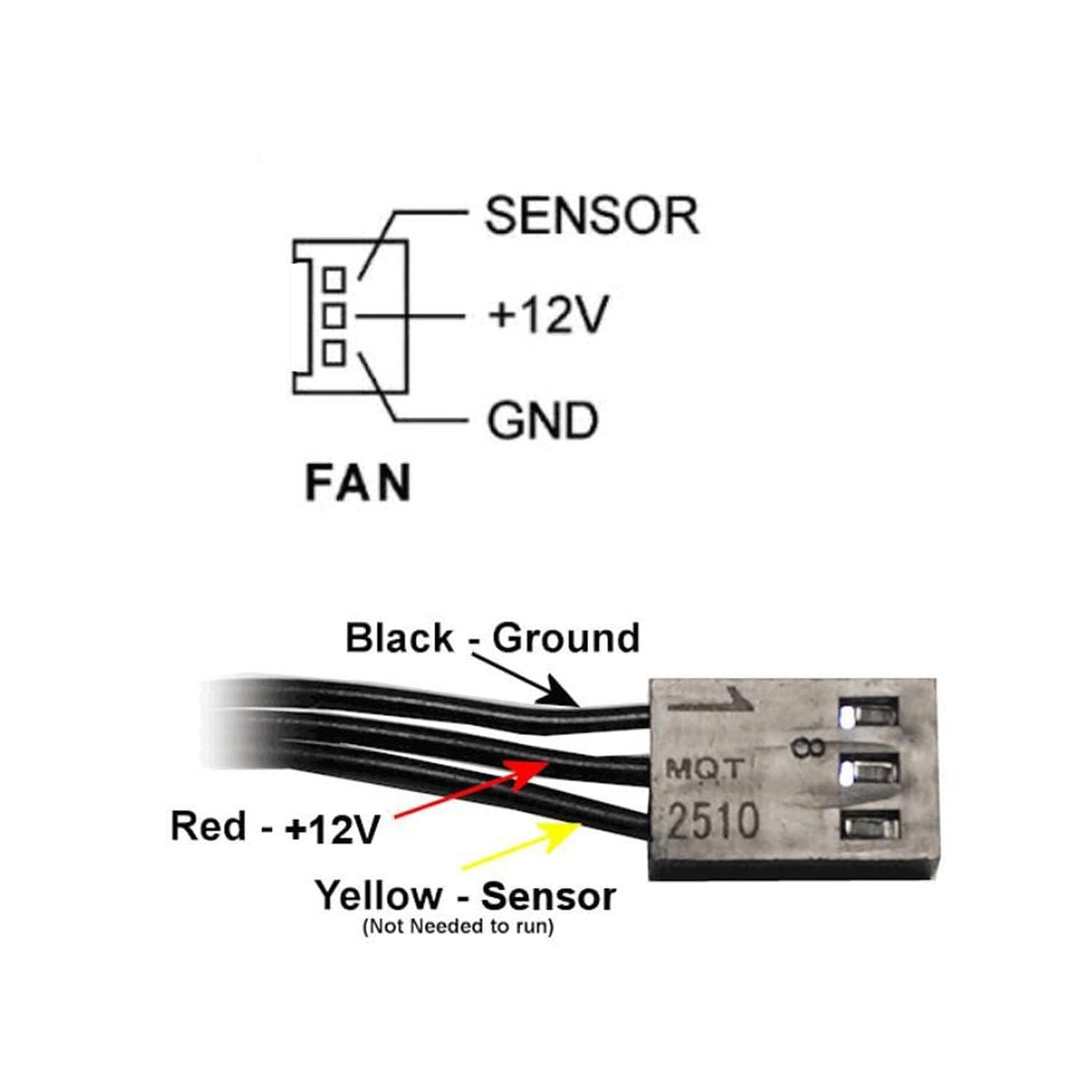 coolerguys Coolerguys Dual Ball Bearing 12v 3pin Fan (120x25mm, High Speed)