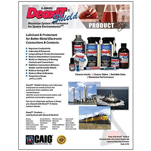 CAIG LABORATORIES CAIG Laboratories DeoxIT Shield S100L-25C Precision Needle Applicator, Contact Protector/Sealant for Severe Environments, 25 mL, Pack of 1