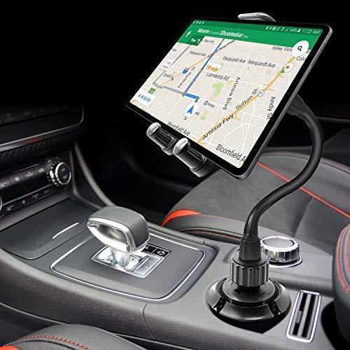 Cellet Tablet Mount & Cup Holder Base Compatible/Replacement for iPad Pro 12.9 Air Mini 4 3 Samsung Galaxy Tab S6 10.5 A 8.0 S5e S4 S3 A/E Amazon HD 8 10 Kindle Fire 7 5 F2 8.0 Surface (Goose Neck)