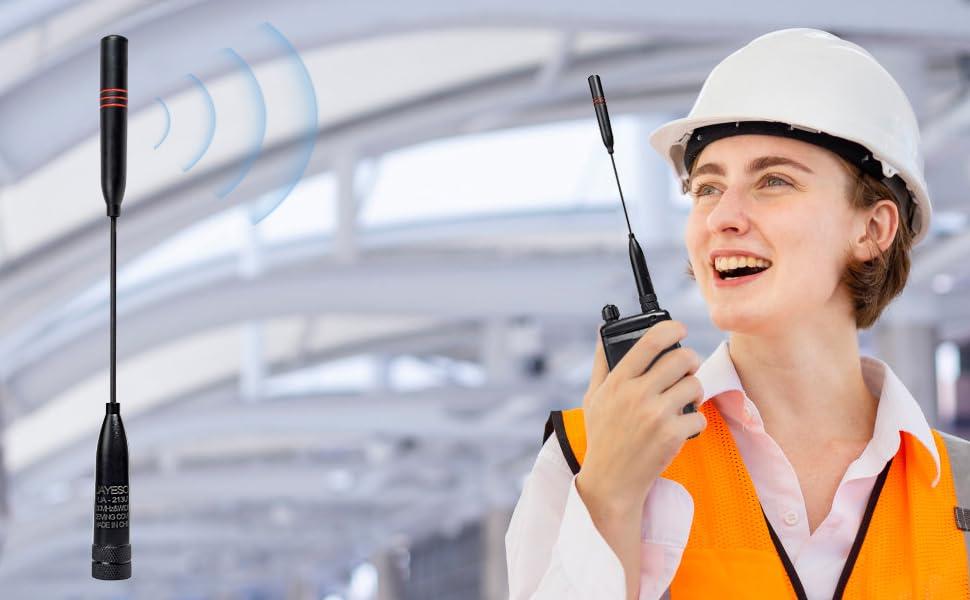 UAYESOK UAYESOK Dual Band HT Antenna SMA Male Connector VHF UHF Ham Radio Antenna for TYT MD-380 MD-390 YAESU FT-60R VX-6R VX-7R VX-170 VX-500