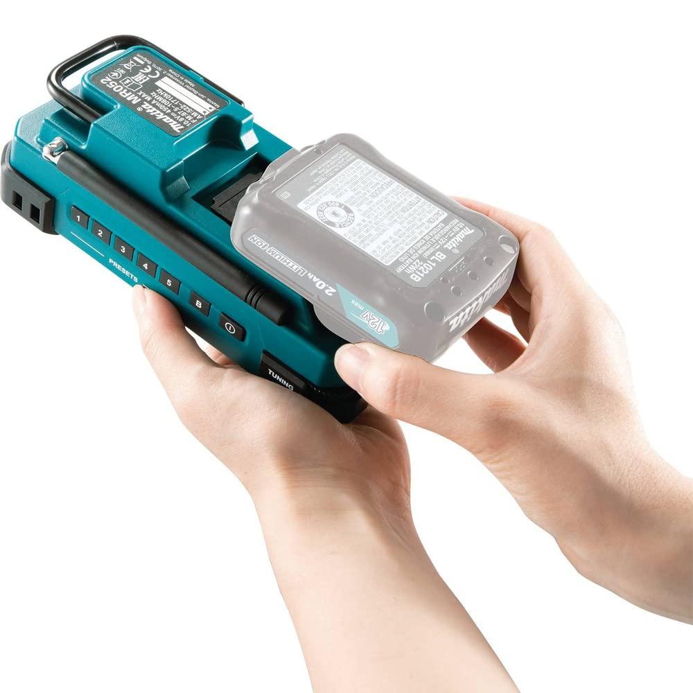Makita Makita RM02 12V max CXT Lithium-Ion Cordless Compact Job Site Radio, Tool Only