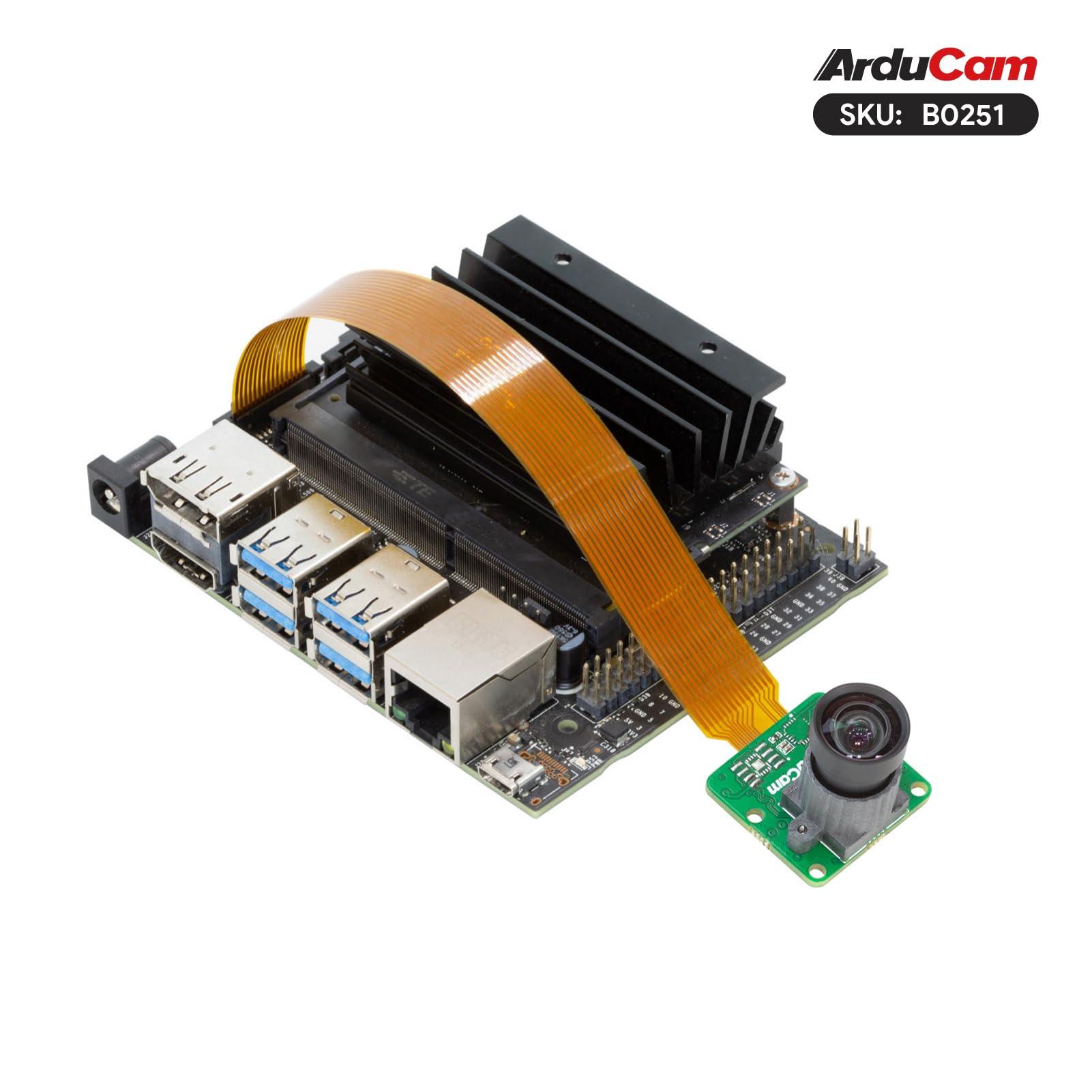 Arducam Arducam Mini 12.3MP HQ Camera Compatible with Nvidia Jetson Board, 1/2.3 Inch IMX477 Camera Module with M12 Mount Lens
