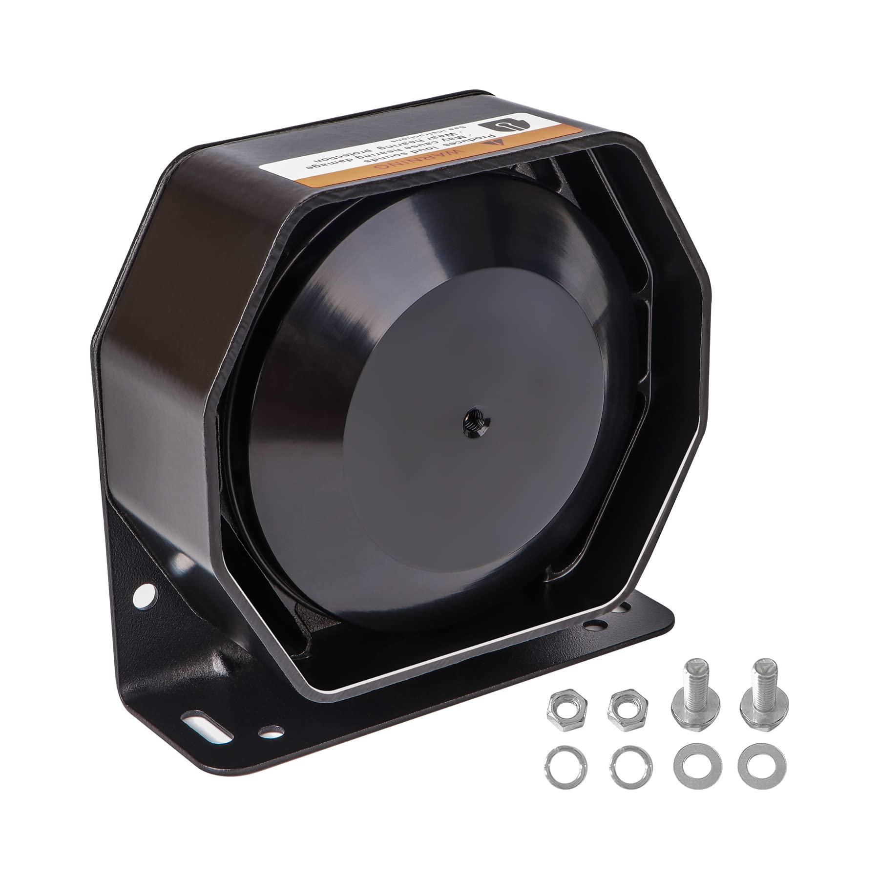 SMALLFATW SMALLFATW Compact Siren Speaker 130DB 200 Watt, Heavy Duty Metal Housing Weatherproof, Universal for 100W 200W Siren, 1 PCS