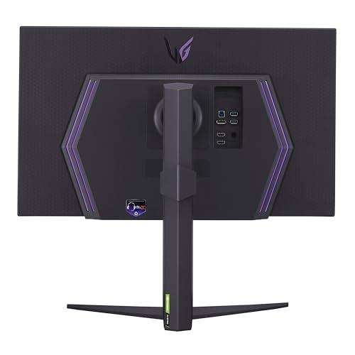 LG LG 27\" UltraGear 4K UHD (3840x2160) Gaming Monitor, 144Hz, 1ms, VESA DisplayHDR 400, G-SYNC and AMD FreeSync Premium, HDMI 2.1, DisplayPort, 4-Pole HP Out DTS HP:X, Tilt/Height/Pivot Stand, Black