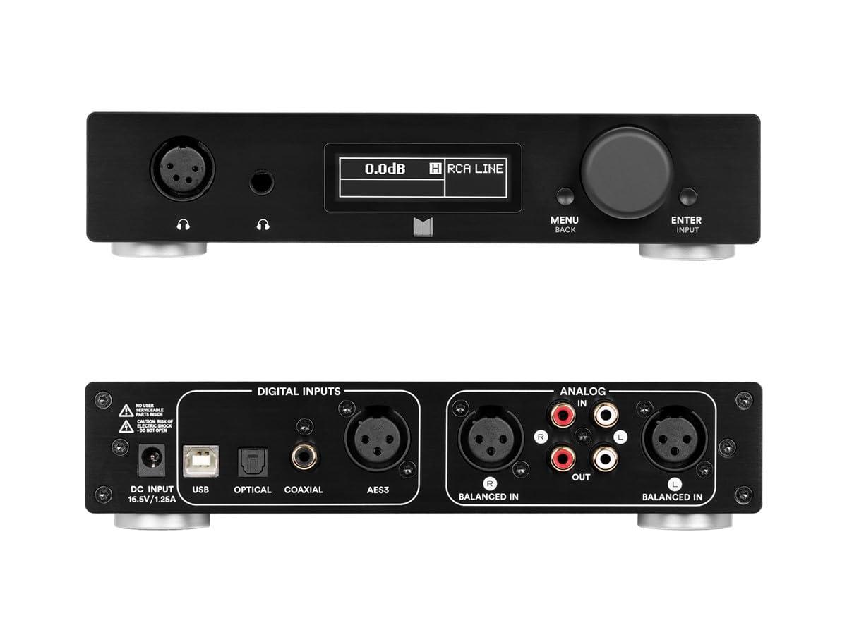 Monolith Monolith Desktop Balanced Headphone Amplifier and ESS Sabre DAC with THX AAA Technology, Dirac Virtuo, MQA, Compatible with All Headphones and IEMS