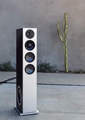 Definitive Technology Definitive Technology D15 Demand Series Modern High-Performance 3-Way Tower Speaker (Right-Channel) - Single, Black | Dual 8 Passive Bass Radiators