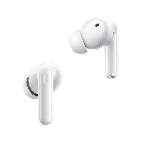 realme realme Earbud T300, Deep Bass, 30db ANC, Immersive Sound, Up to 40 Hour Playtime with Charging case, Bluetooth 5.3, Youth White