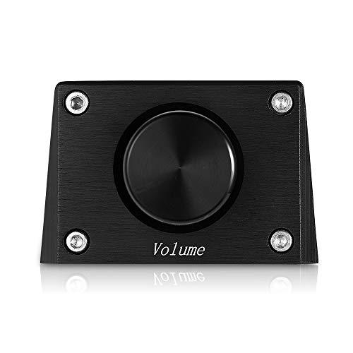Nobsound Nobsound High Precision Passive Preamp Volume Controller VOL Control HiFi Preamplifier ALPS (RCA&HiFi Version, Black)