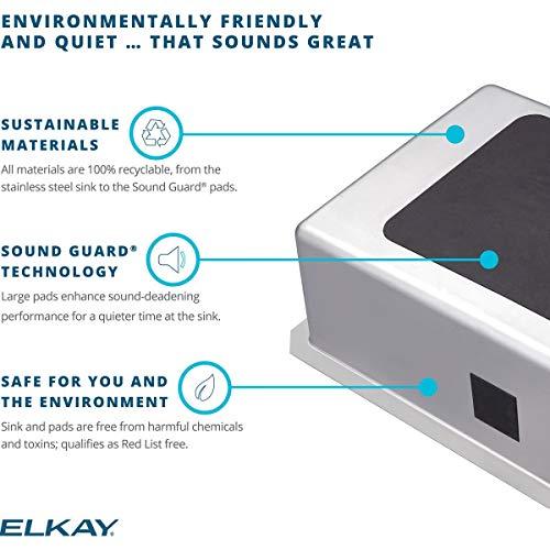 Elkay Elkay Lustertone Classic LRAD2222603 Single Bowl Drop-In Stainless Steel ADA Sink