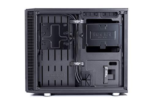 Fractal Design Fractal Design Nano S Window - Mini Tower Computer Case - ITX - Optimized for High Airflow and Silent Computing with ModuVent Technology -2X Fractal Dynamix X2 GP-14 Fans Included -Black Window