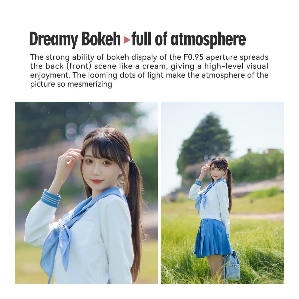 TTARTISAN TTArtisan 50mm F0.95 APS-C Large Aperture Portrait Prime Lens for L-Mount Camera Lecia T, TL, TL2, CL, Sigma FP